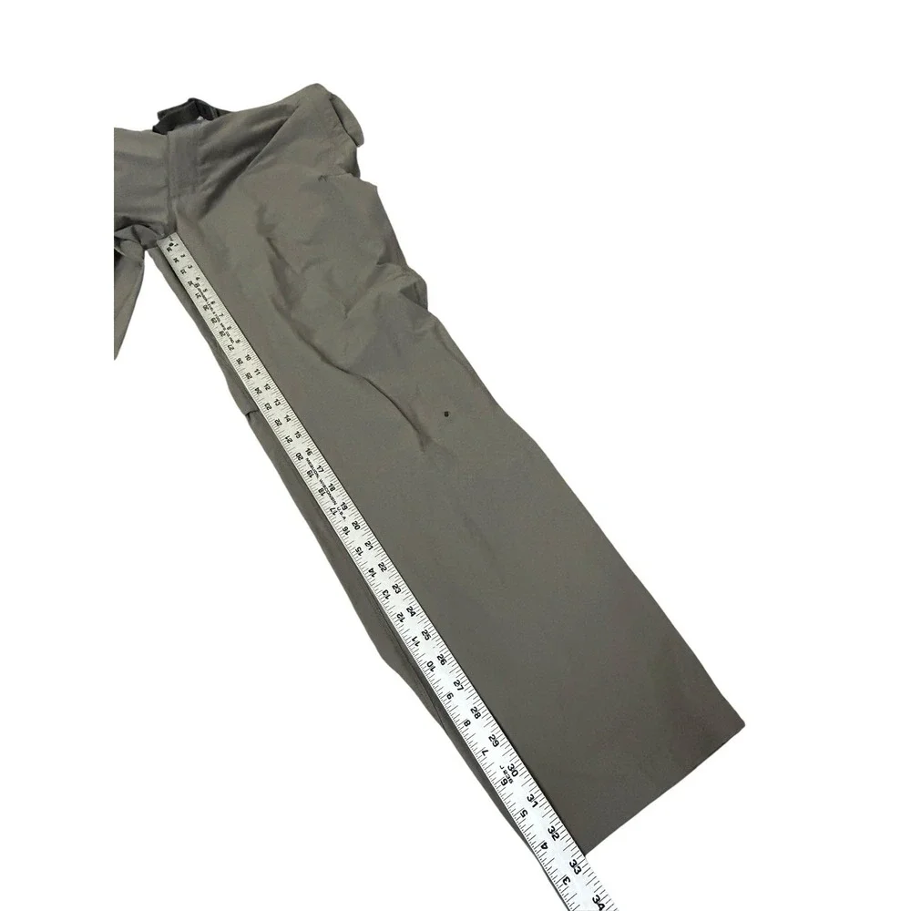 The North Face Pants‎ Outdoor Nylon Stretch Belted Green/brown Mens Size 38x33